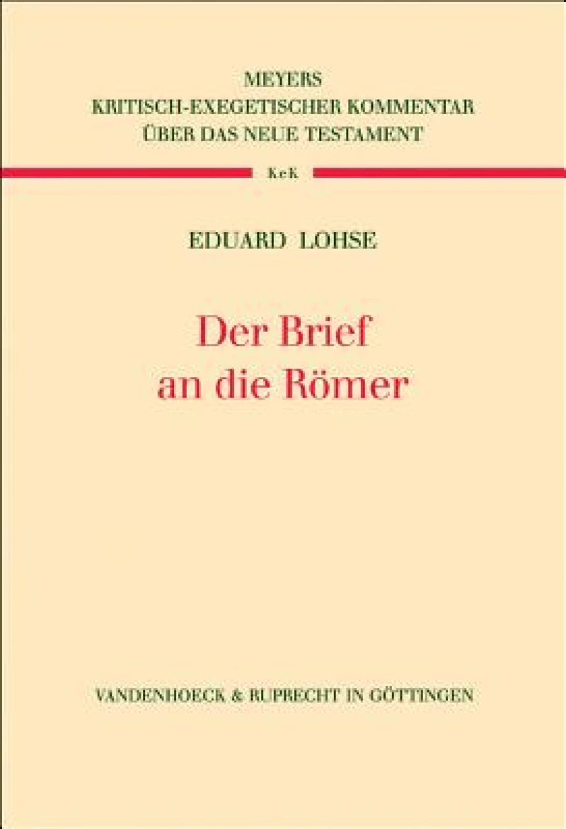 Der Brief an Die Romer