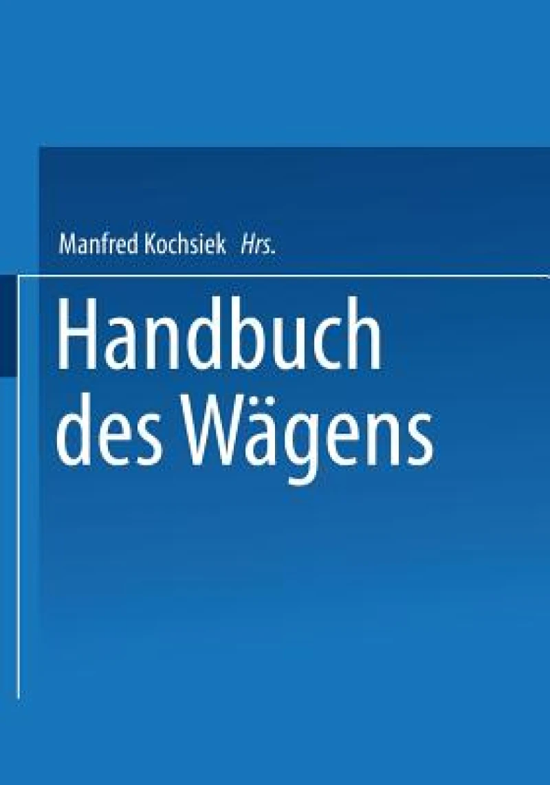 Handbuch des Wägens