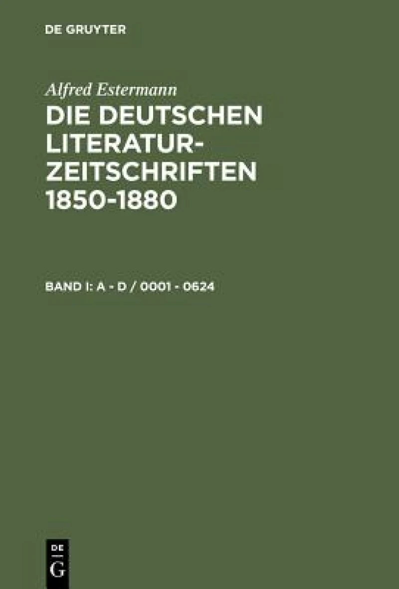 deutschen Literatur-Zeitschriften 1850-1880