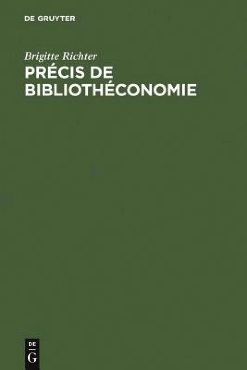 Précis de Bibliothéconomie