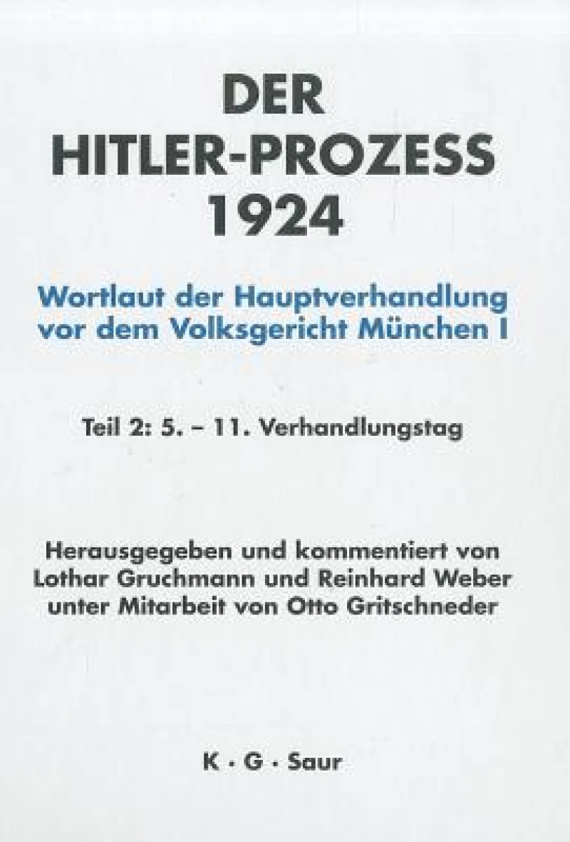 HITLER-PROZEß 1924 TL.2