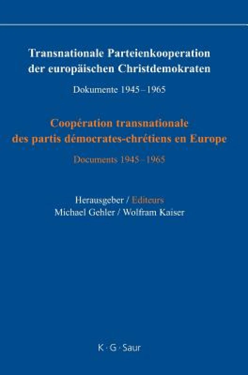 Transnationale Parteienkooperation der europäischen Christdemokraten