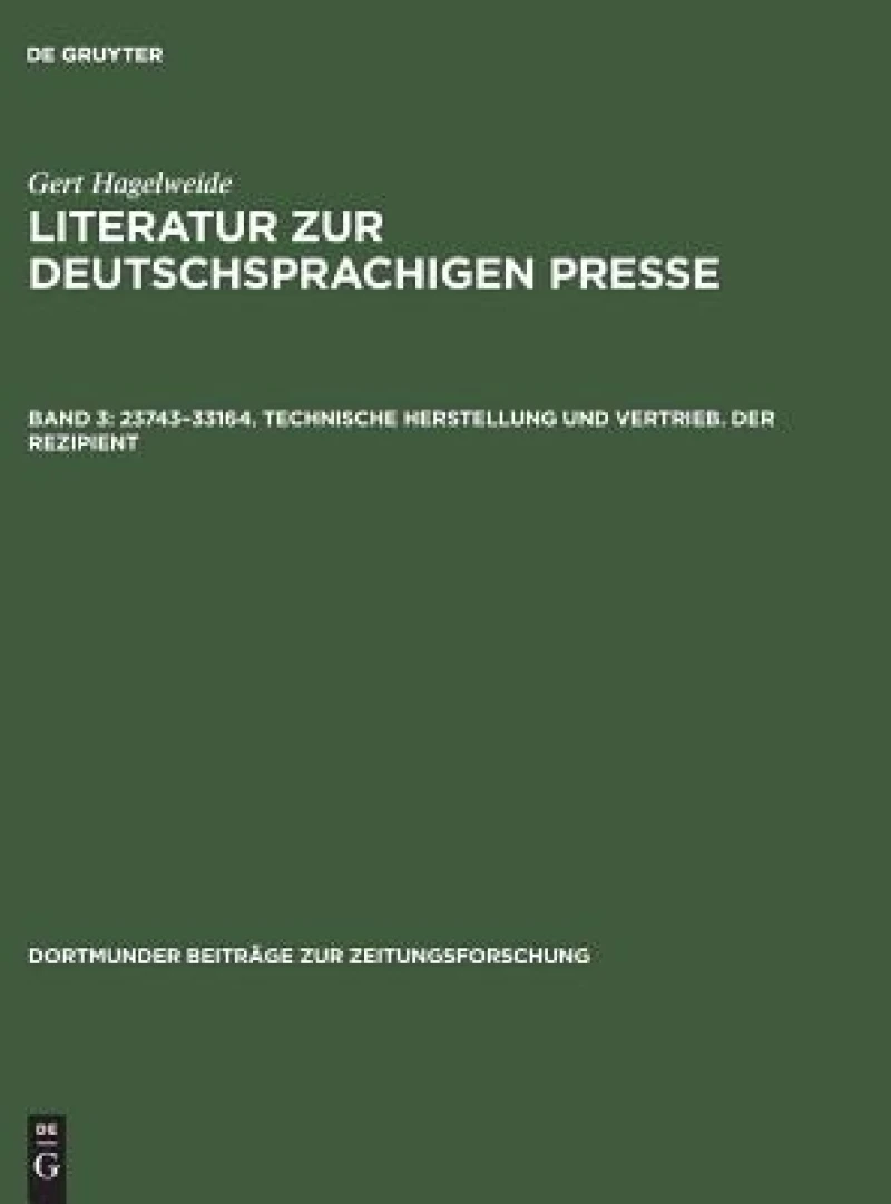 23743–33164. Technische Herstellung und Vertrieb. Der Rezipient