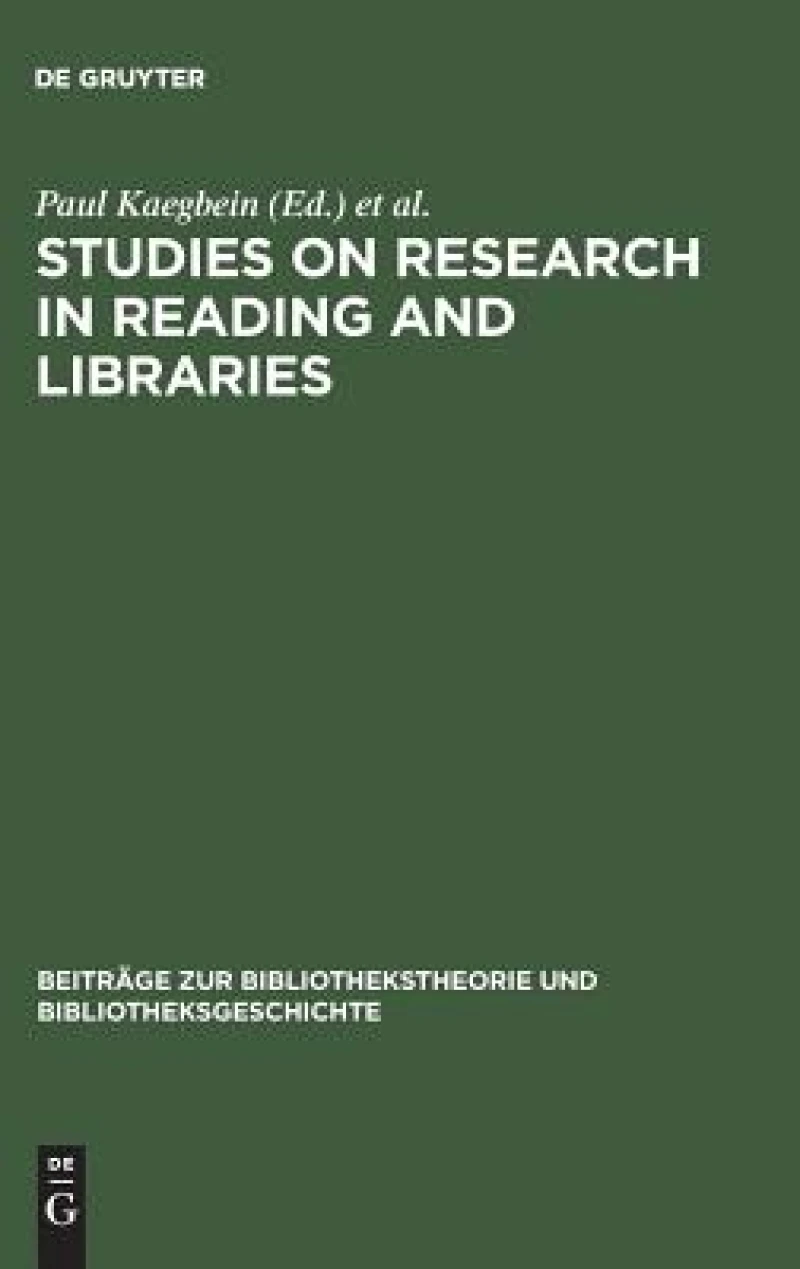 Studies on Research in Reading and Libraries