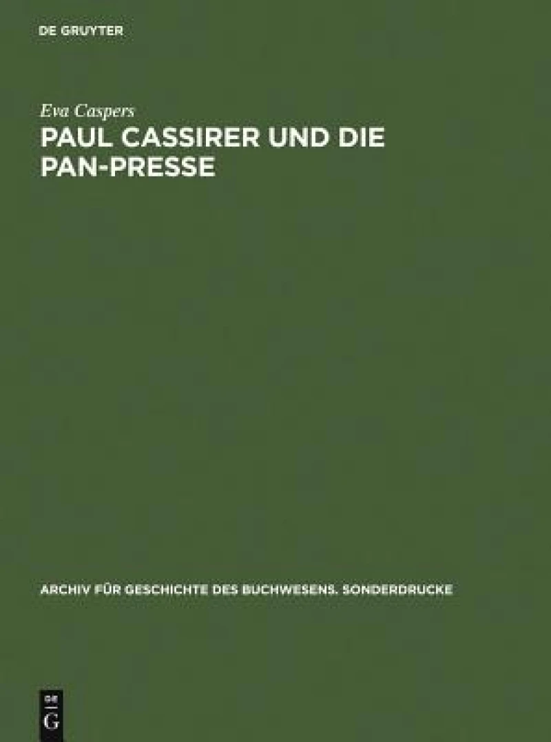 Paul Cassirer und die Pan-Presse
