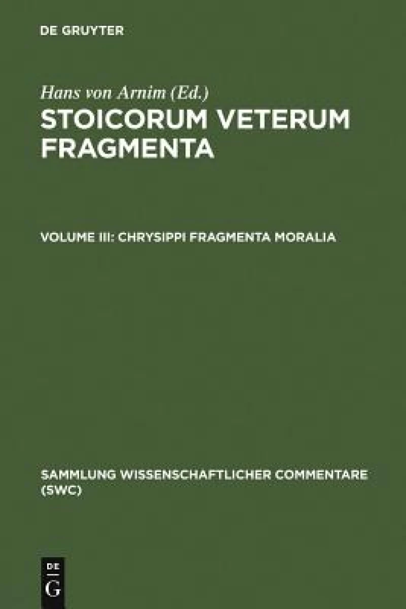 Chrysippi fragmenta moralia