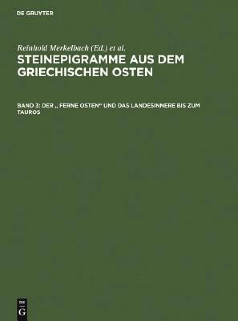 " Ferne Osten" und das Landesinnere bis zum Tauros