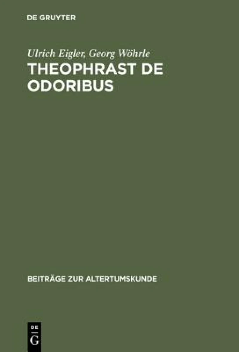 Theophrast De Odoribus
