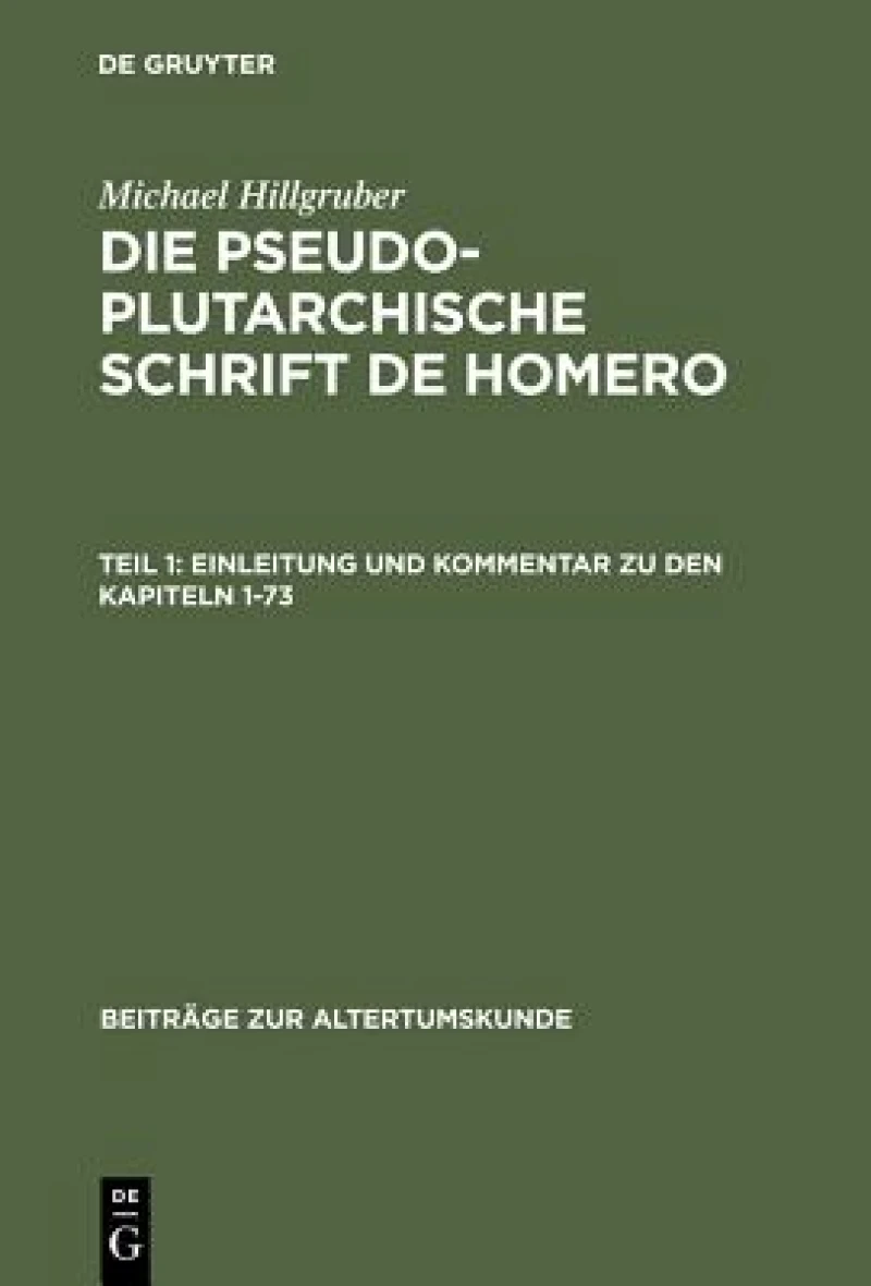 Einleitung und Kommentar zu den Kapiteln 1-73