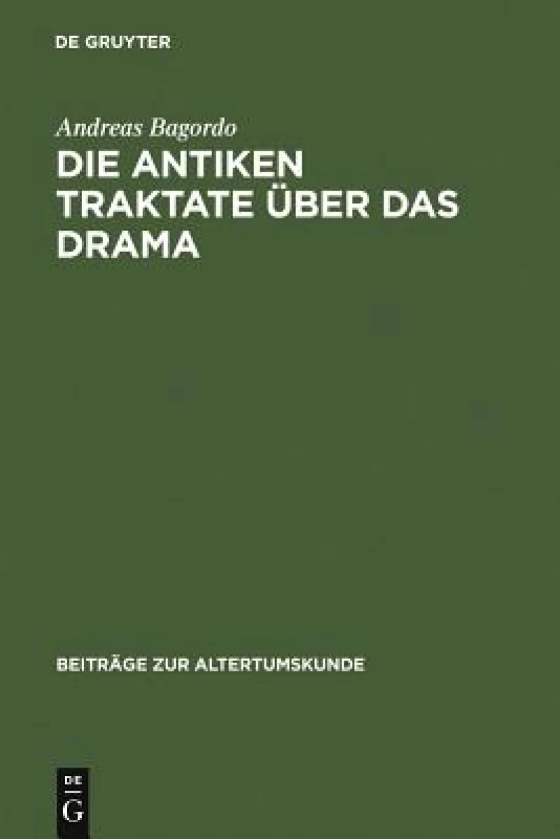 antiken Traktate über das Drama