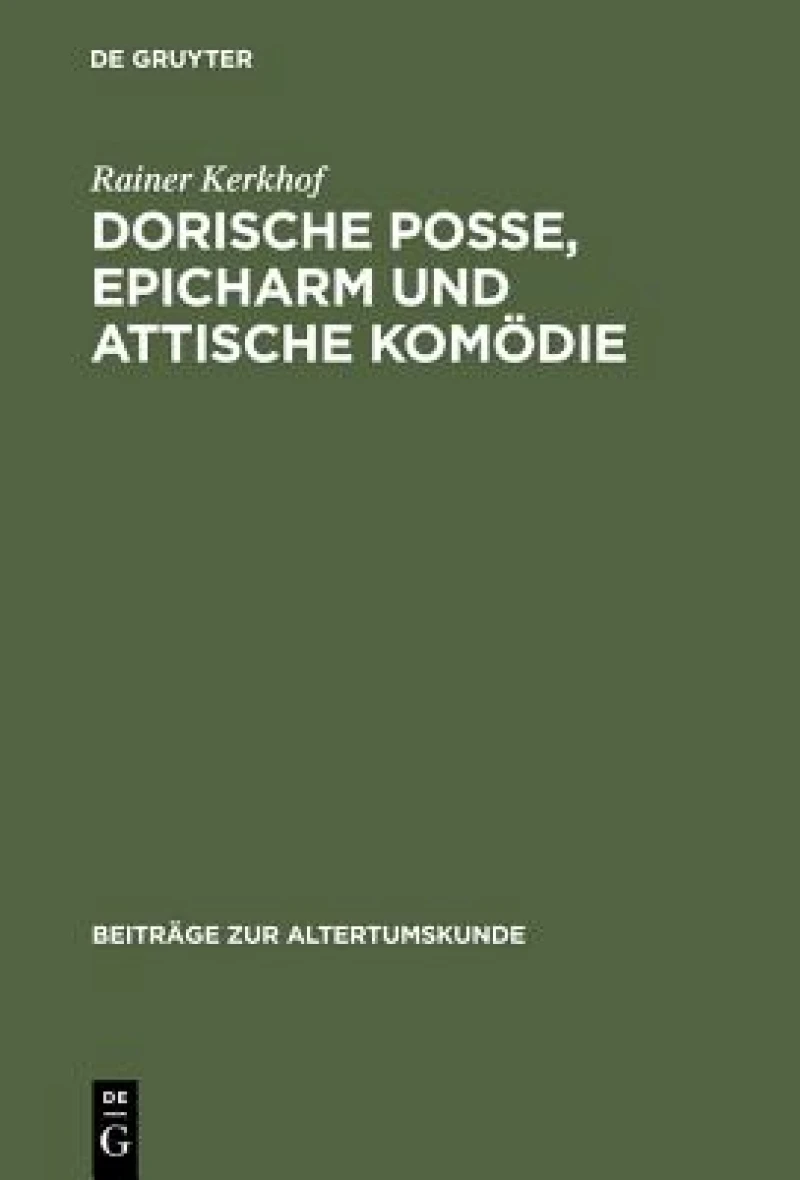 Dorische Posse, Epicharm und Attische Komödie