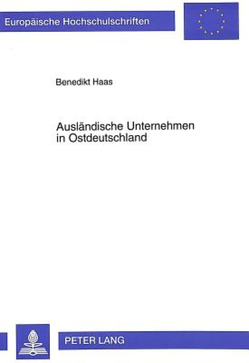 Auslaendische Unternehmen in Ostdeutschland