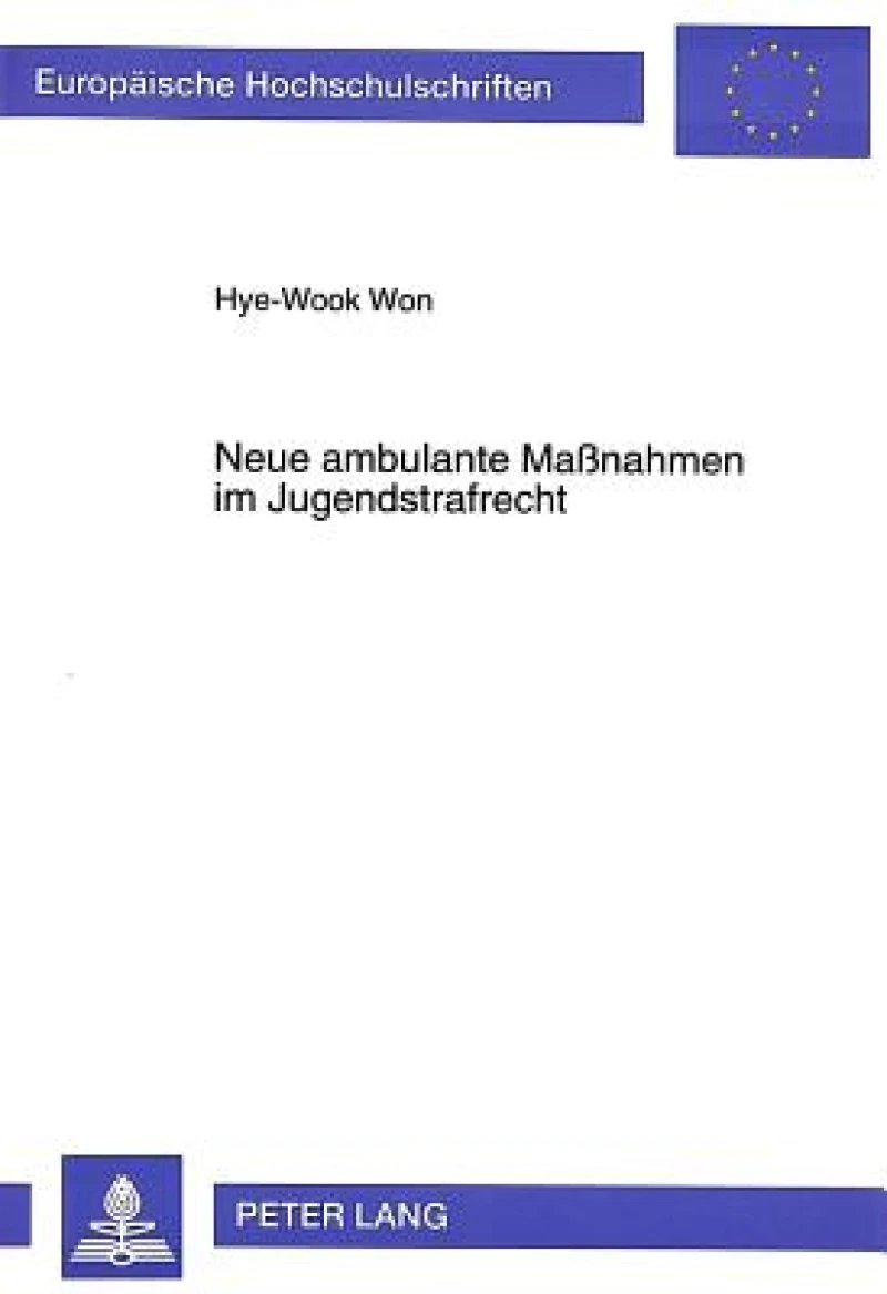 Neue ambulante Manahmen im Jugendstrafrecht