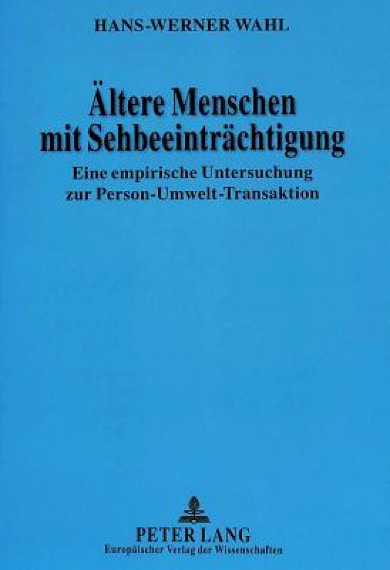 Aeltere Menschen mit Sehbeeintraechtigung