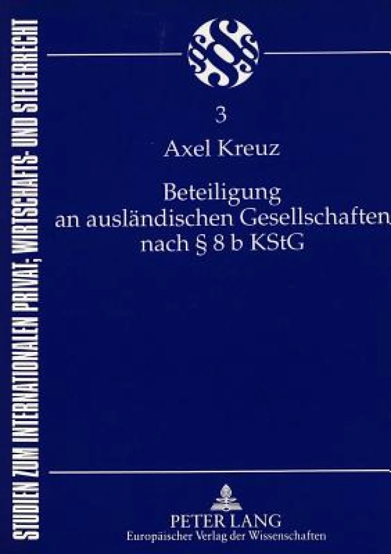 Beteiligung an auslaendischen Gesellschaften nach  8 b KStG