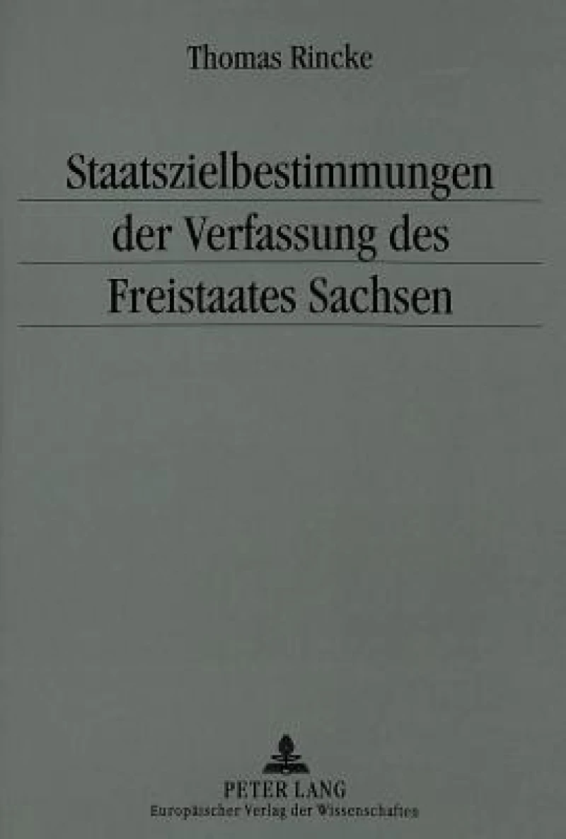 Staatszielbestimmungen der Verfassung des Freistaates Sachsen
