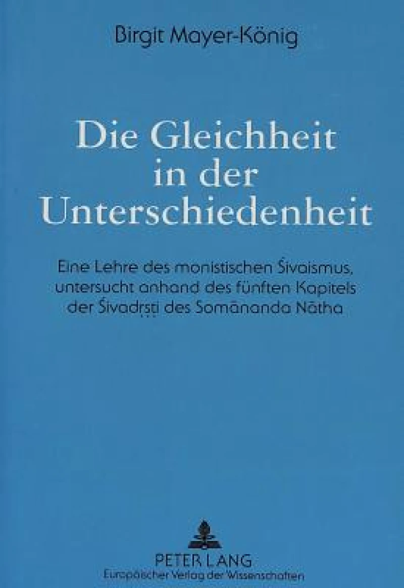 Die Gleichheit in Der Unterschiedenheit