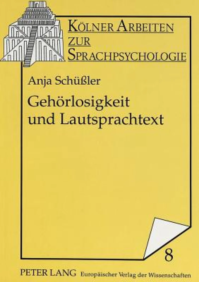 Gehoerlosigkeit und Lautsprachtext