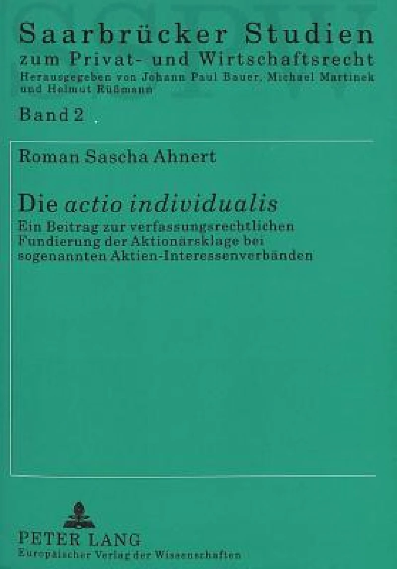 Die «actio individualis»
