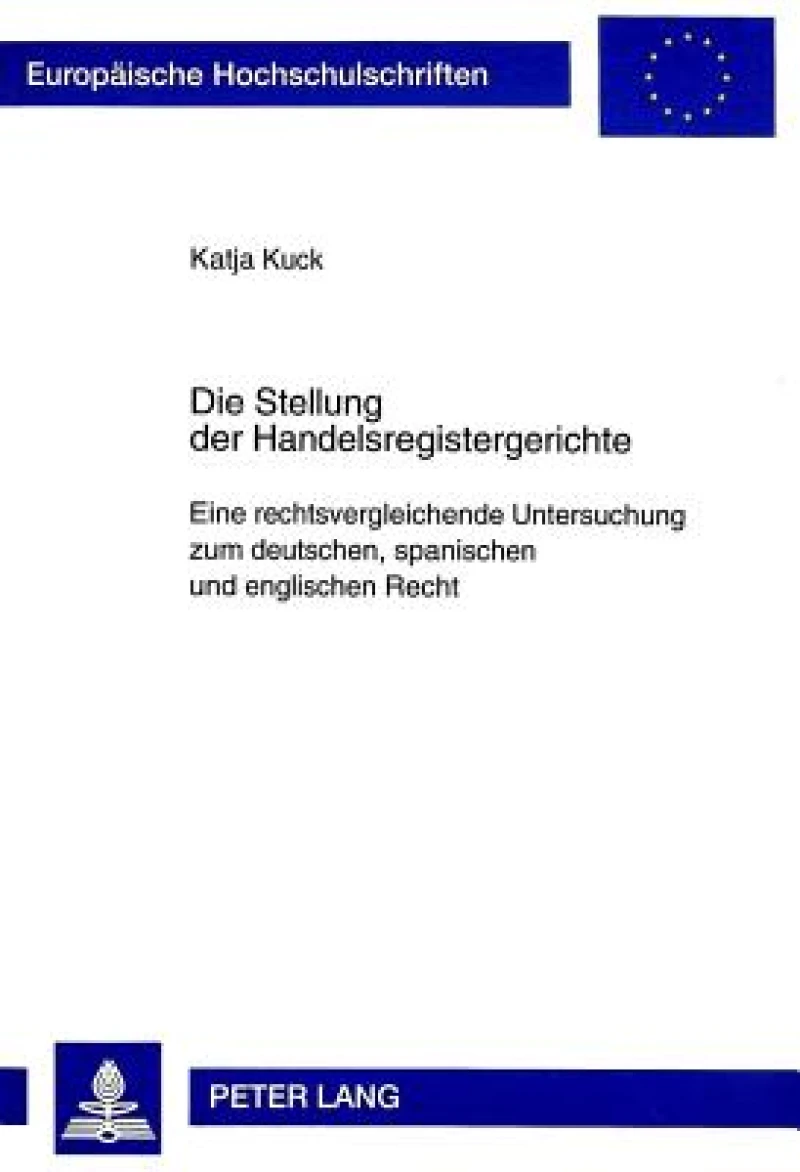 Die Stellung der Handelsregistergerichte