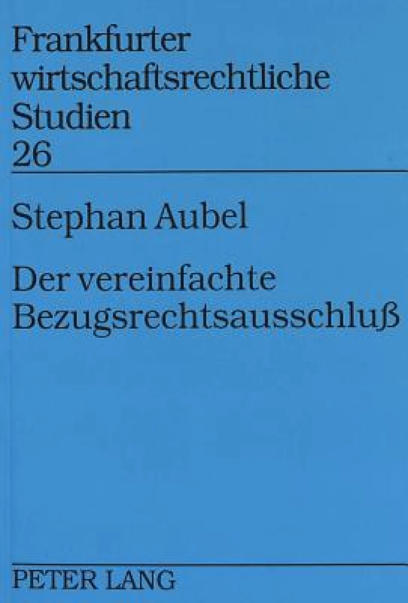 Der vereinfachte Bezugsrechtsausschlu