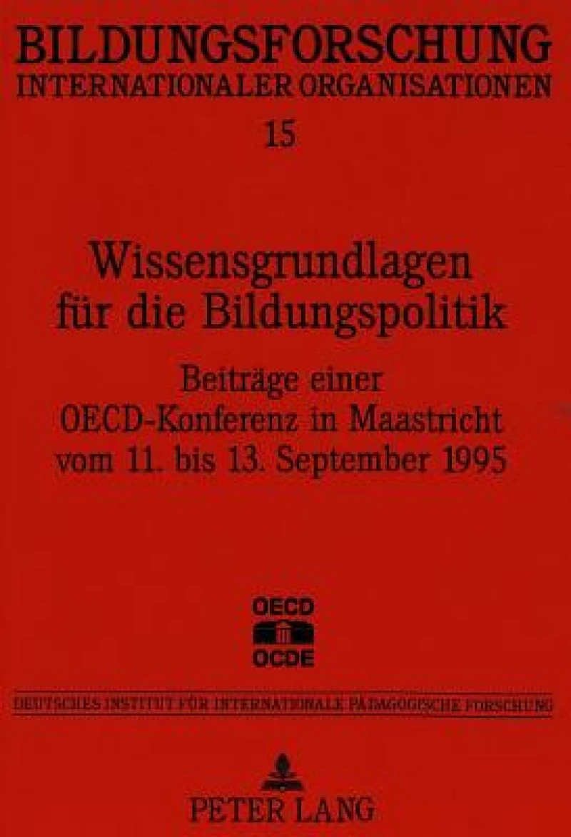 Wissensgrundlagen fuer die Bildungspolitik