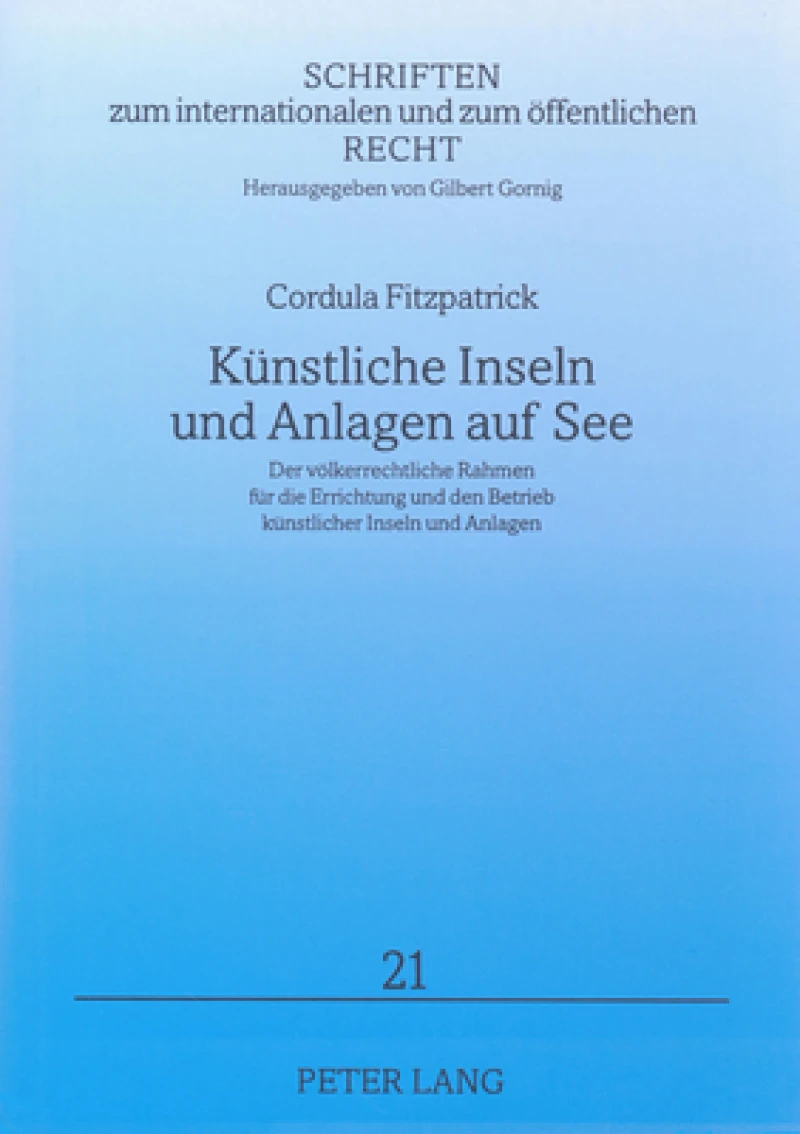 Kuenstliche Inseln Und Anlagen Auf See
