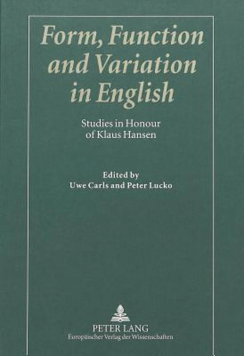 Form, Function and Variation in English