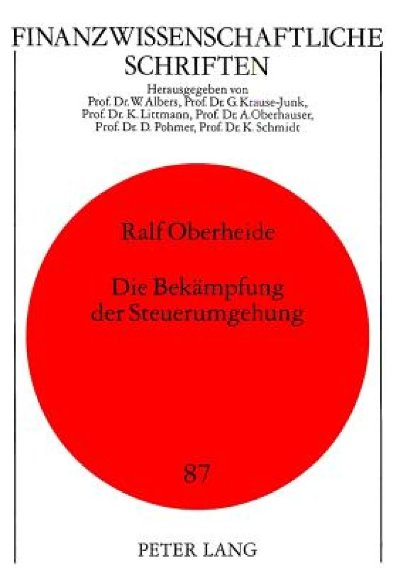 Die Bekaempfung der Steuerumgehung