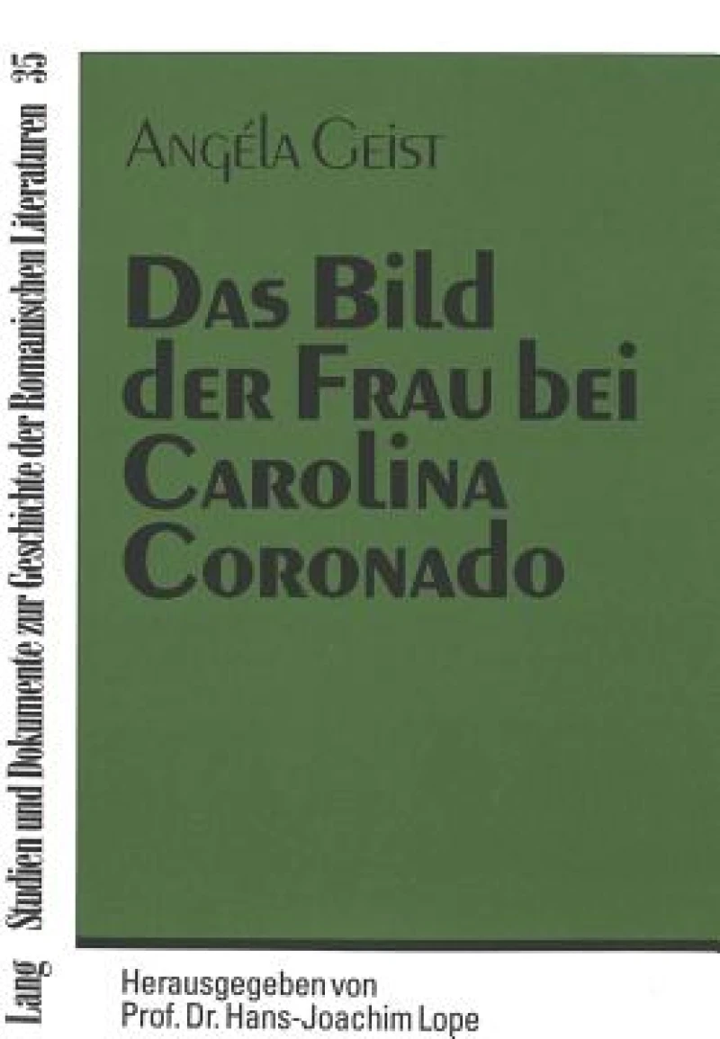Das Bild der Frau bei Carolina Coronado
