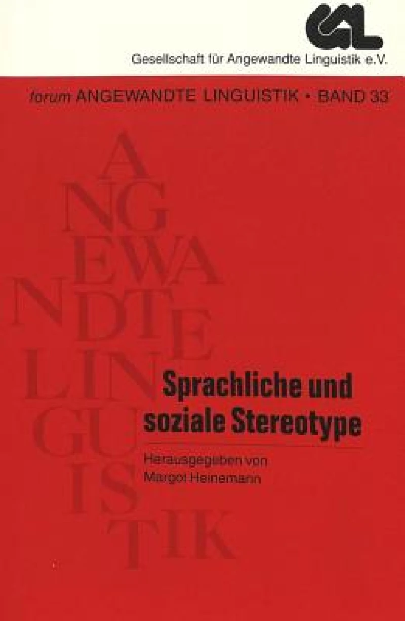 Sprachliche Und Soziale Stereotype