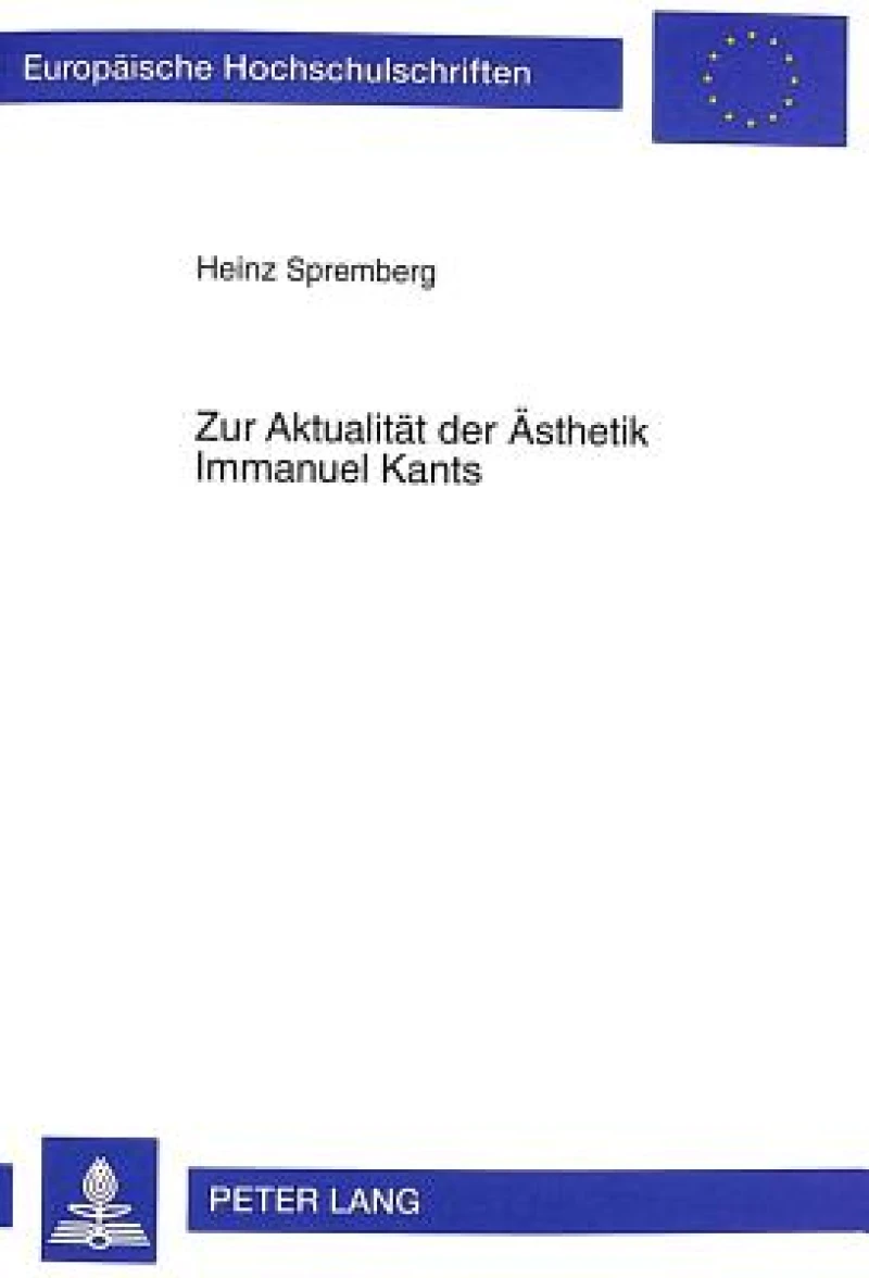 Zur Aktualitaet der Aesthetik Immanuel Kants