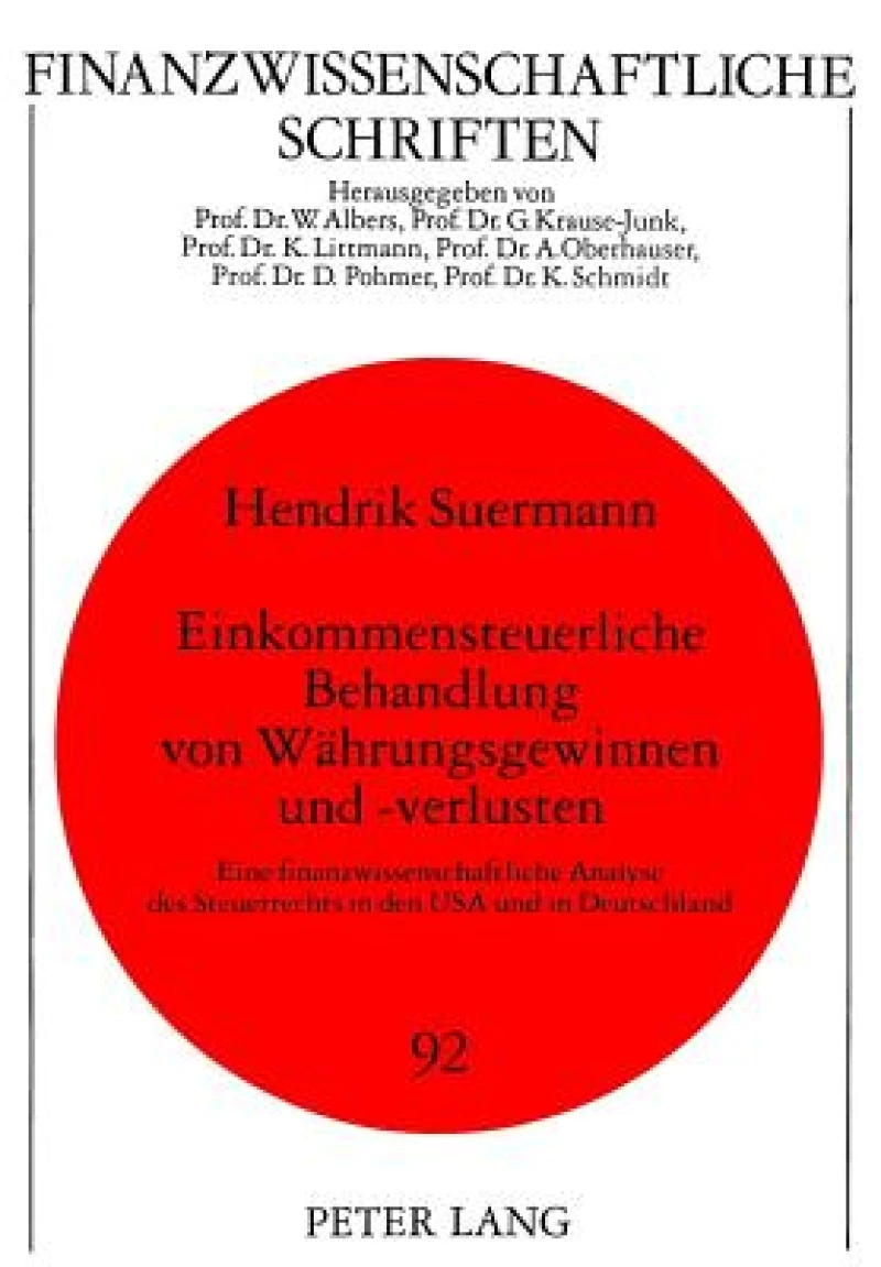 Einkommensteuerliche Behandlung von Waehrungsgewinnen und -verlusten
