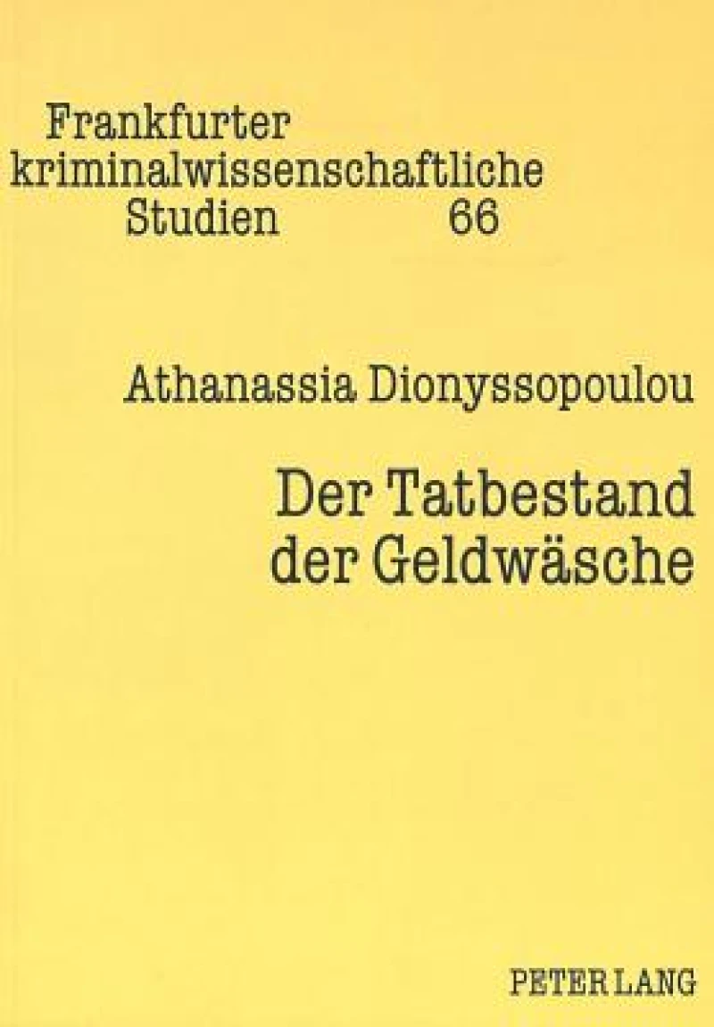 Der Tatbestand der Geldwaesche