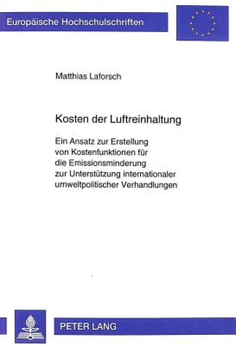 Kosten Der Luftreinhaltung