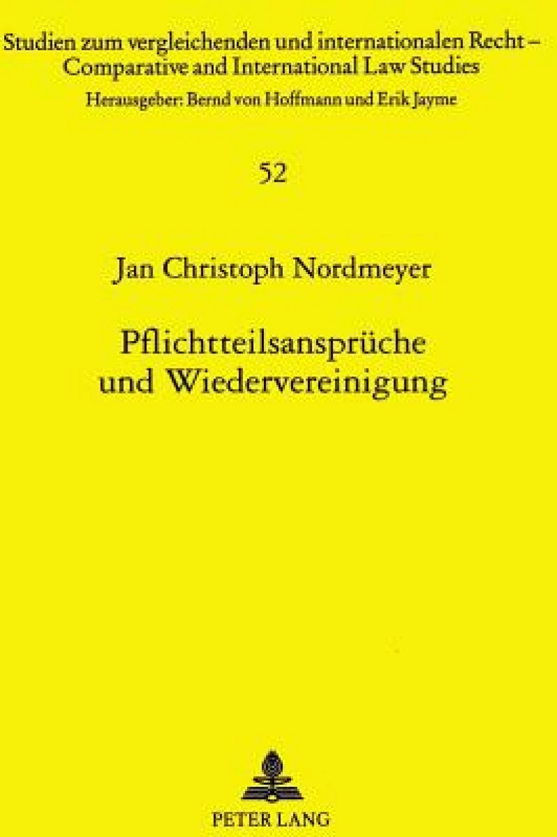 Pflichtteilsansprueche und Wiedervereinigung