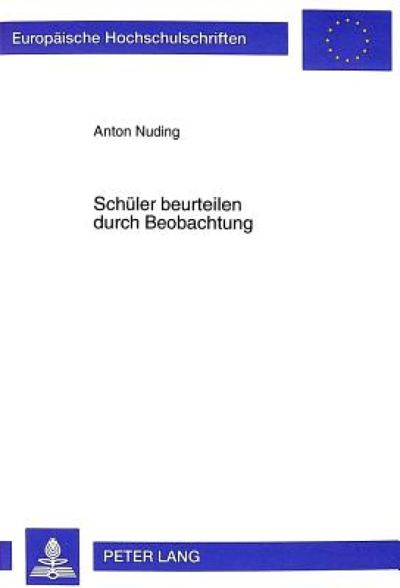 Schueler Beurteilen Durch Beobachtung
