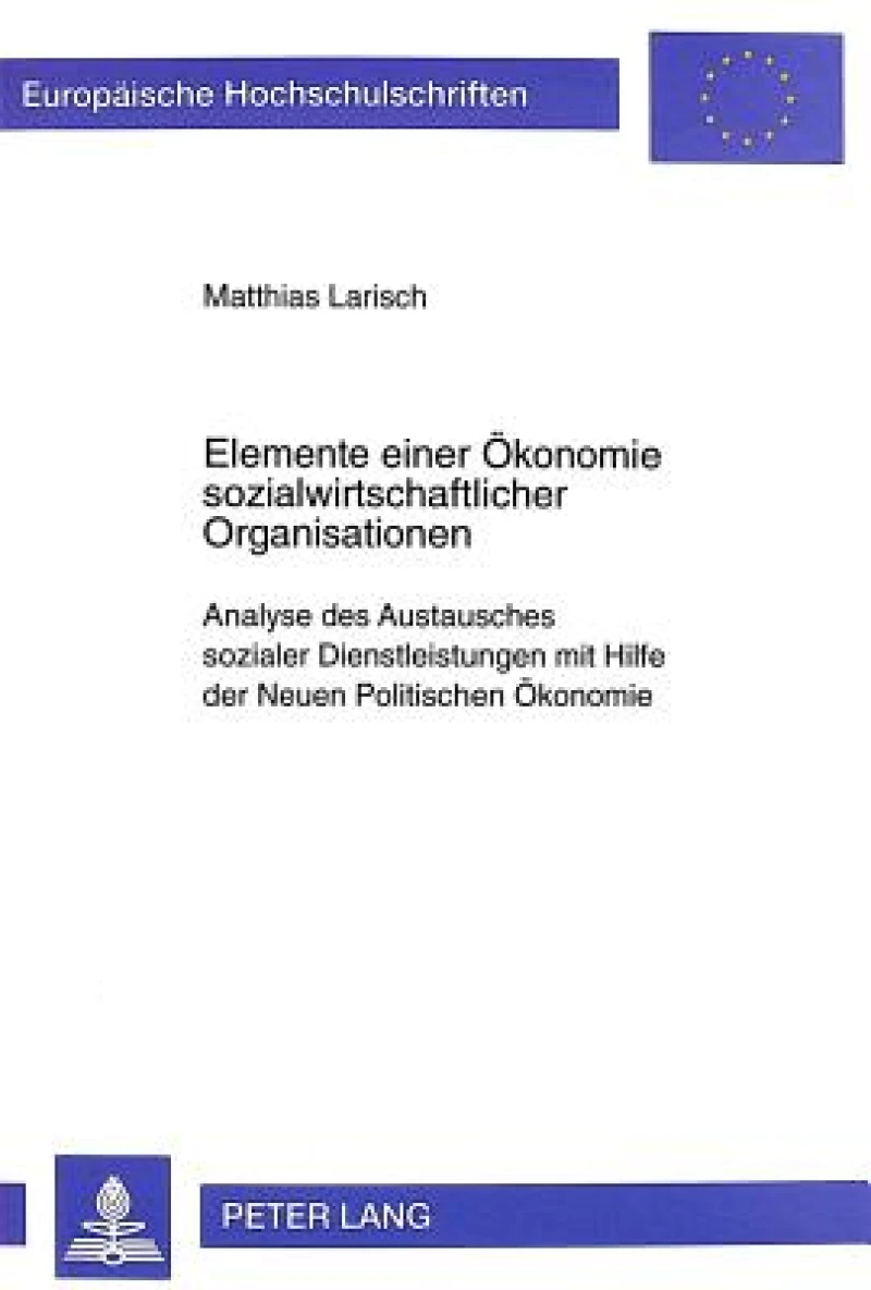 Elemente Einer Oekonomie Sozialwirtschaftlicher Organisationen