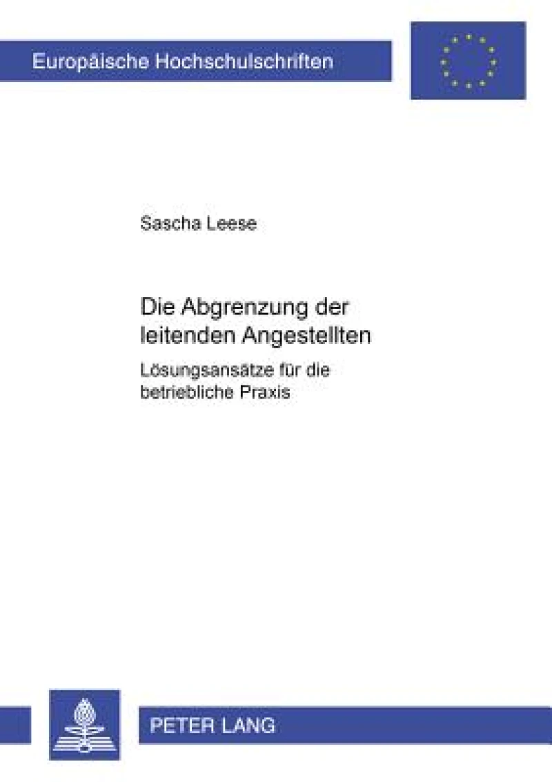 Die Abgrenzung Der Leitenden Angestellten
