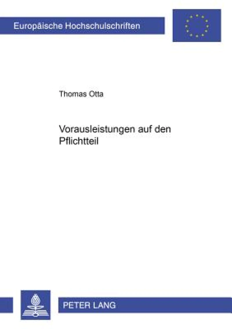 Vorausleistungen auf den Pflichtteil