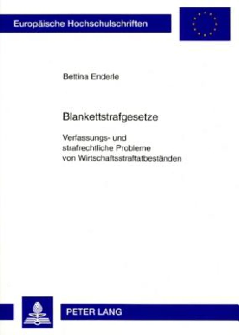 Blankettstrafgesetze