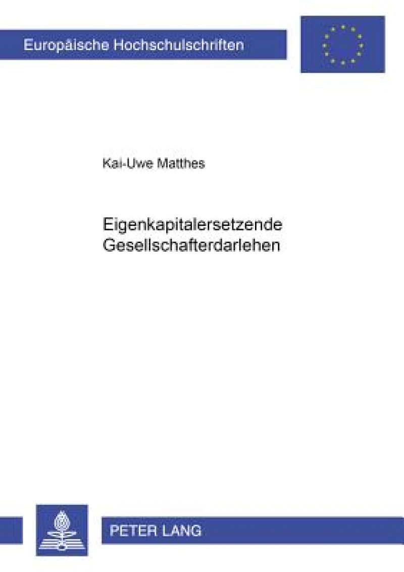 Eigenkapitalersetzende Gesellschafterdarlehen