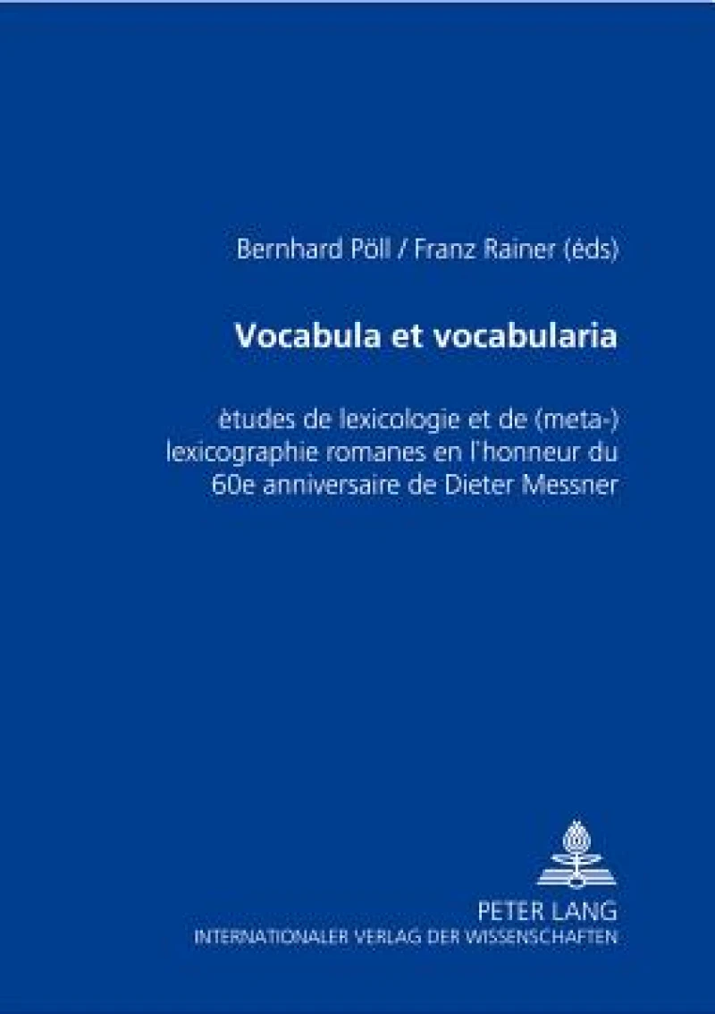 Vocabula et vocabularia