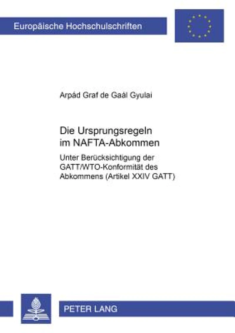 Die Ursprungsregeln Im Nafta-Abkommen