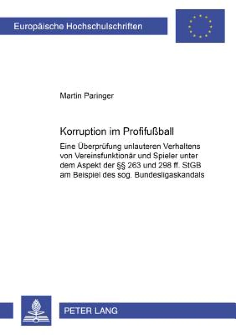 Korruption Im Profifußball