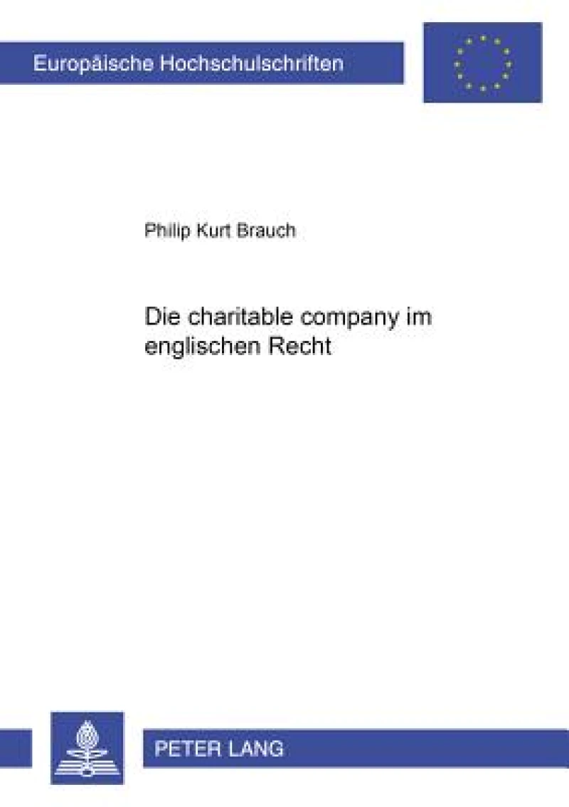 Die «charitable company» im englischen Recht