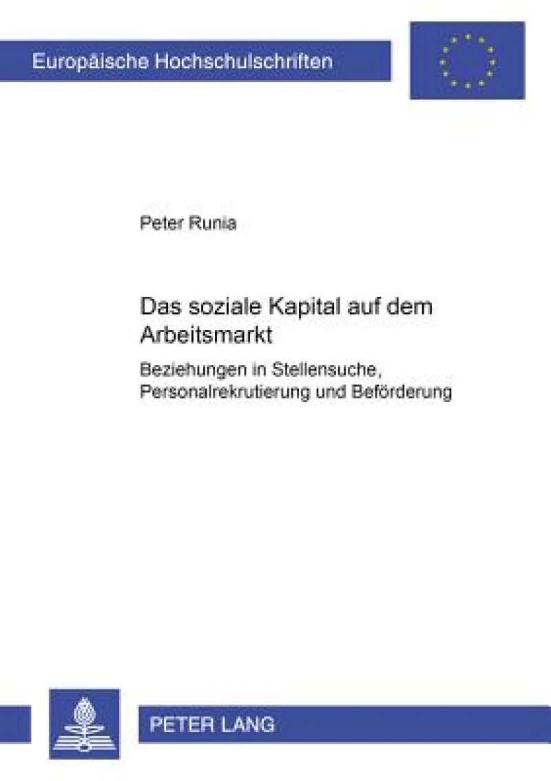 Das soziale Kapital auf dem Arbeitsmarkt