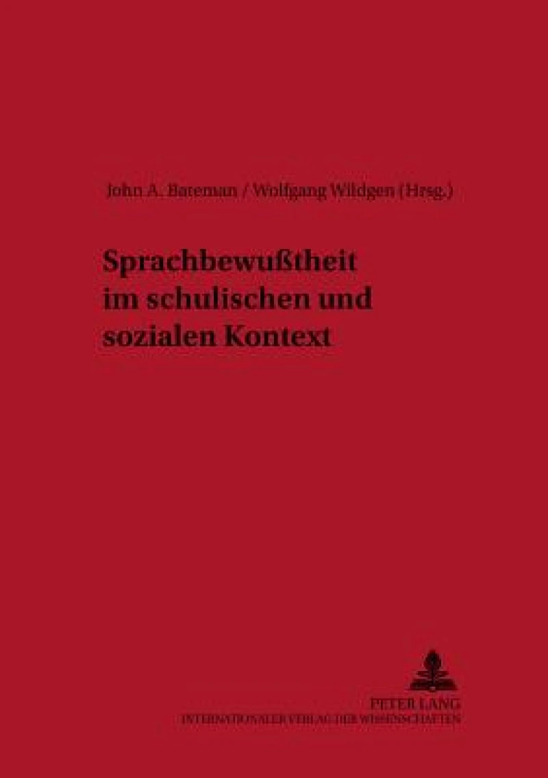 Sprachbewusstheit im schulischen und sozialen Kontext