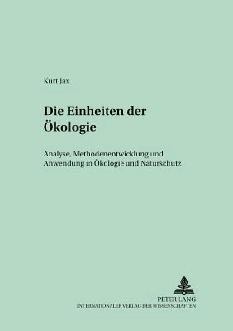Die Einheiten Der Oekologie
