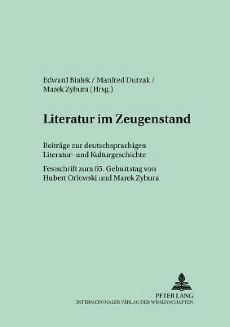 Literatur im Zeugenstand